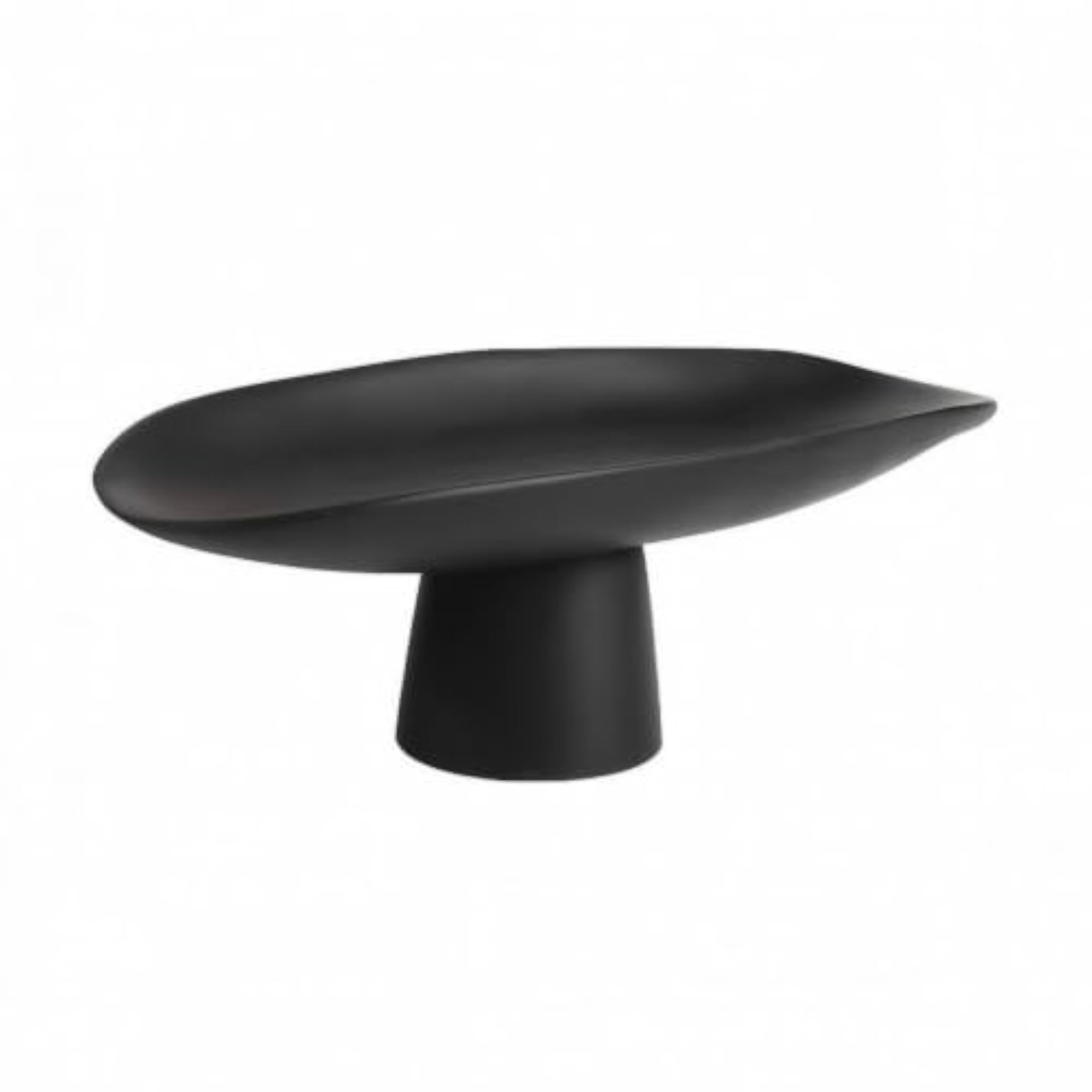 Resin Decorative Tray with Pedestal Base